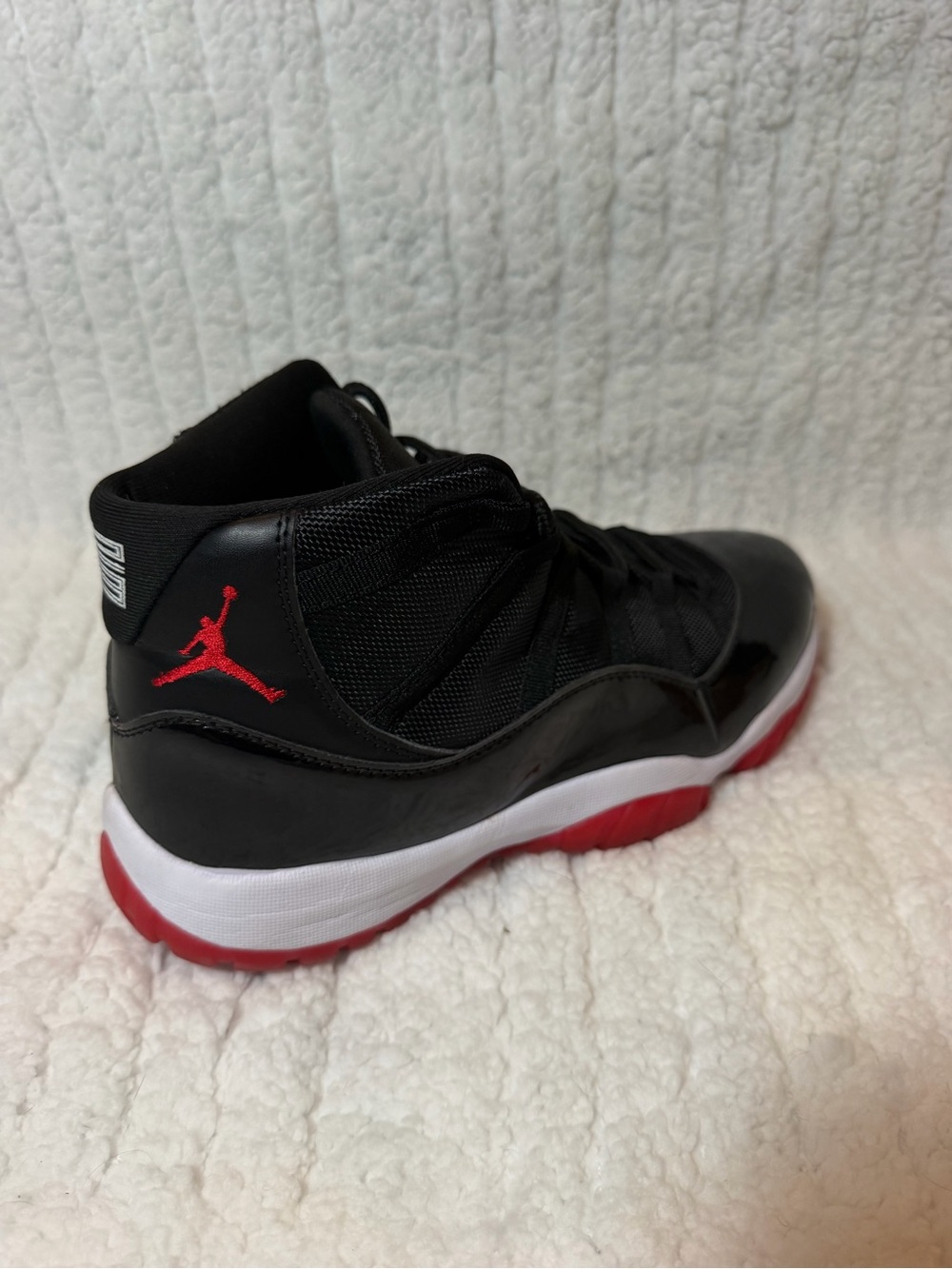 Air Jordan 11 Retro “Bred” (Black/Varsity Red-White), Men’s Size 13 - Picture 8 of 9